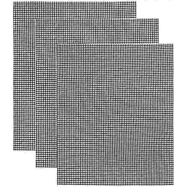 Grill net/grill mat Non-stick Black 3-pack