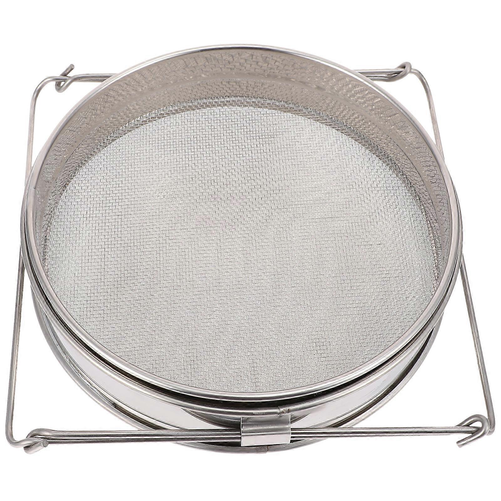 1pc Stainless Steel Honey Strainer Double Layer Filter Bee-keeping Supply