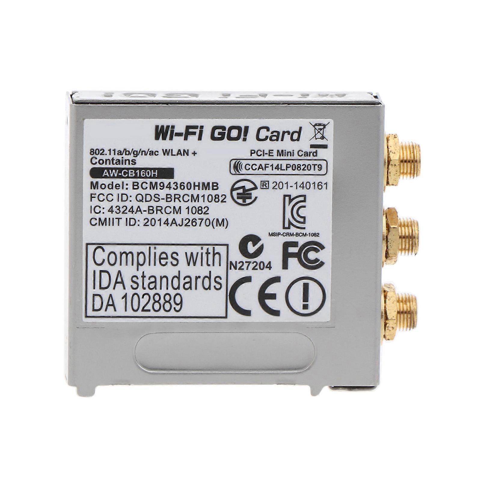  1300M WiFi Bluetooth-compatible 4.0 Wireless PCI-E Card BCM94360HMB AW-CB160H