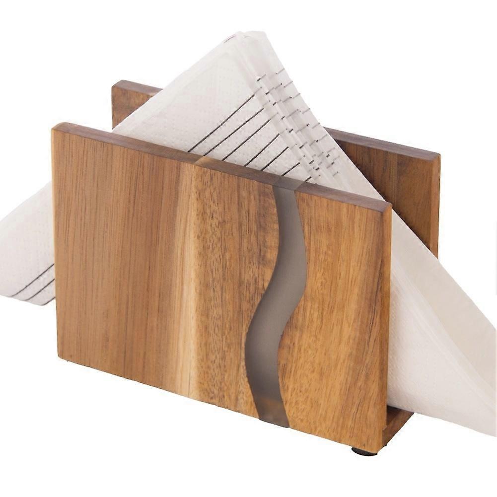 Élégant porte-serviettes en bois - Maintient l’ordre et le style