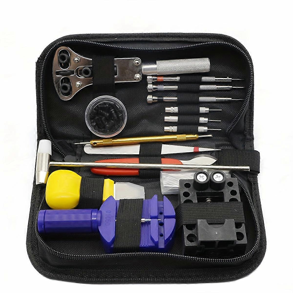 147pcs Watch Repair Tool Kit Set, Professional Spring Bar Tool Set, Watch Link Pin Tool Back Opener Remover Watch Maintenance Kits With Carrying Case