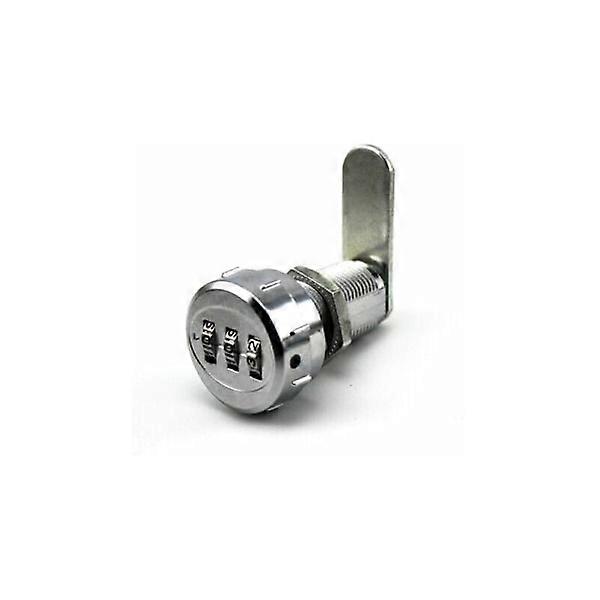 Coded Combination Lock for Wooden Cabinets (1-20mm), Resettable Cabinet Pulls Lock