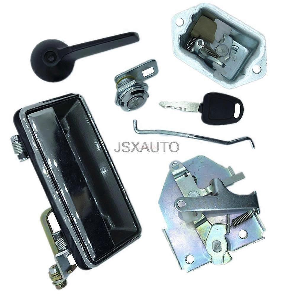 excavator accessories For TAKEUCHI 175/150/160 cab door lock assembly inner handle outer handle Lock cylinder lock block