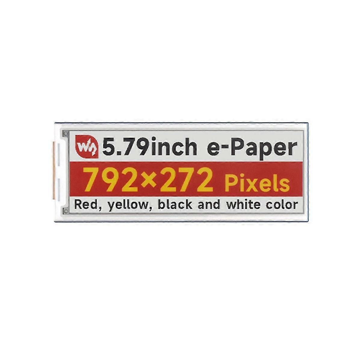 5.79Inch Ink Screen Electronic Paper 4 Color E-Ink Screen 792x272 Pixels SPI E-Ink Raw Display