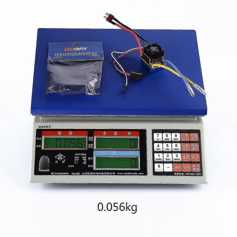 Ocday 480a Dual Mode Brush Speed Controller Esc Regulator With Cooling Fan