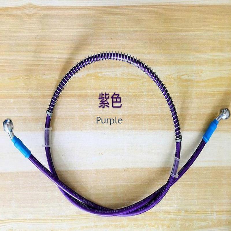 80-190cm Motorcycle AVT Flexible Brake Oil Hose Sliver 8/10mm Fitting Pipe Line