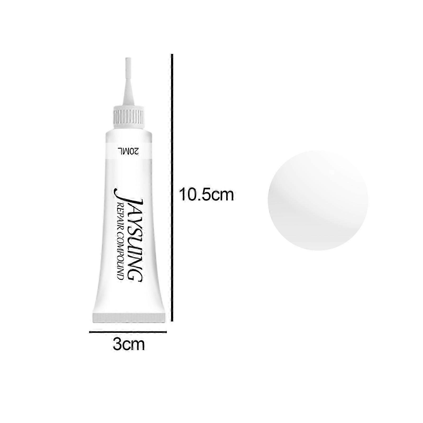 Jaysuing جلد لون إصلاح كريم حقيبة جلدية أحذية جلدية إصلاح الخدش أريكة جلد تجديد لون كريم - أبيض - 8251820686642