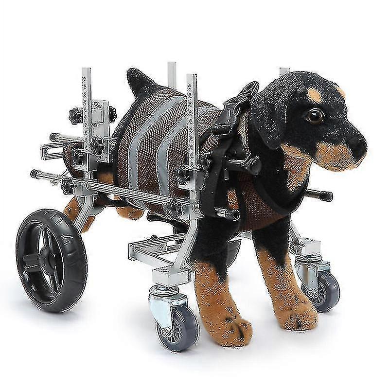 كرسي متحرك للكلاب لإعادة تأهيل الساقين الخلفيتين ، للكلاب الوزن 4-9 كجم ، كرسي متحرك للأرجل الخلفية مركبة تمرين خفيفة الوزن للحيوانات الأليفة المعاقين