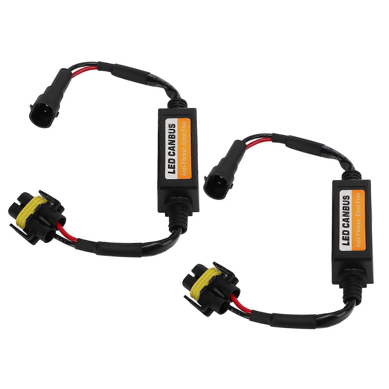 2Pcs LED Decoder Corrosion Resistant Small Portable Easy Installation Light Decoding Equipment