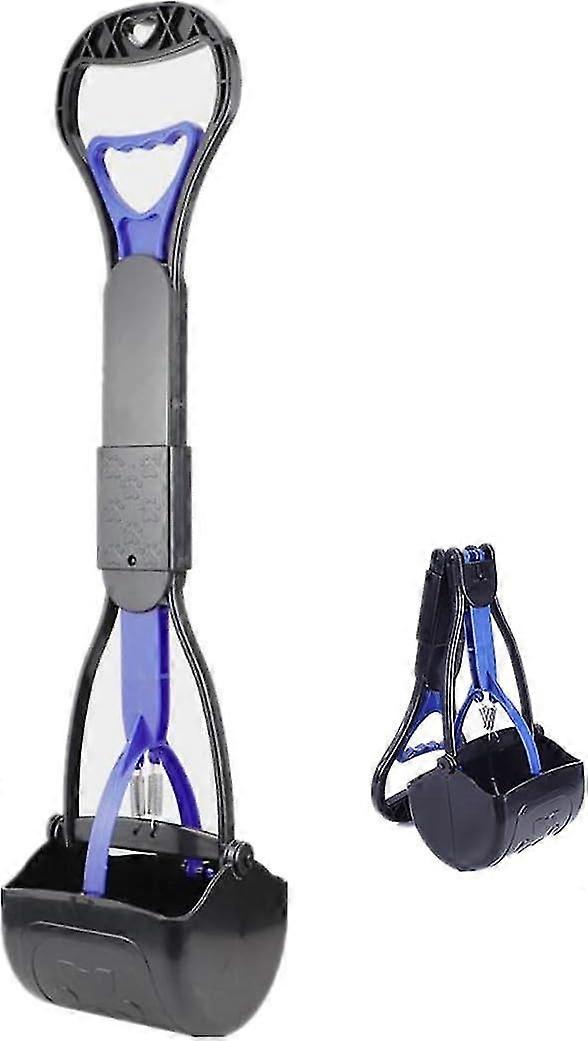 חפירת קקי של כלב מחמד, ידית ארוכה מתקפלת מרימה קקי כלבים בינוני גדול, קל לשימוש בדשא