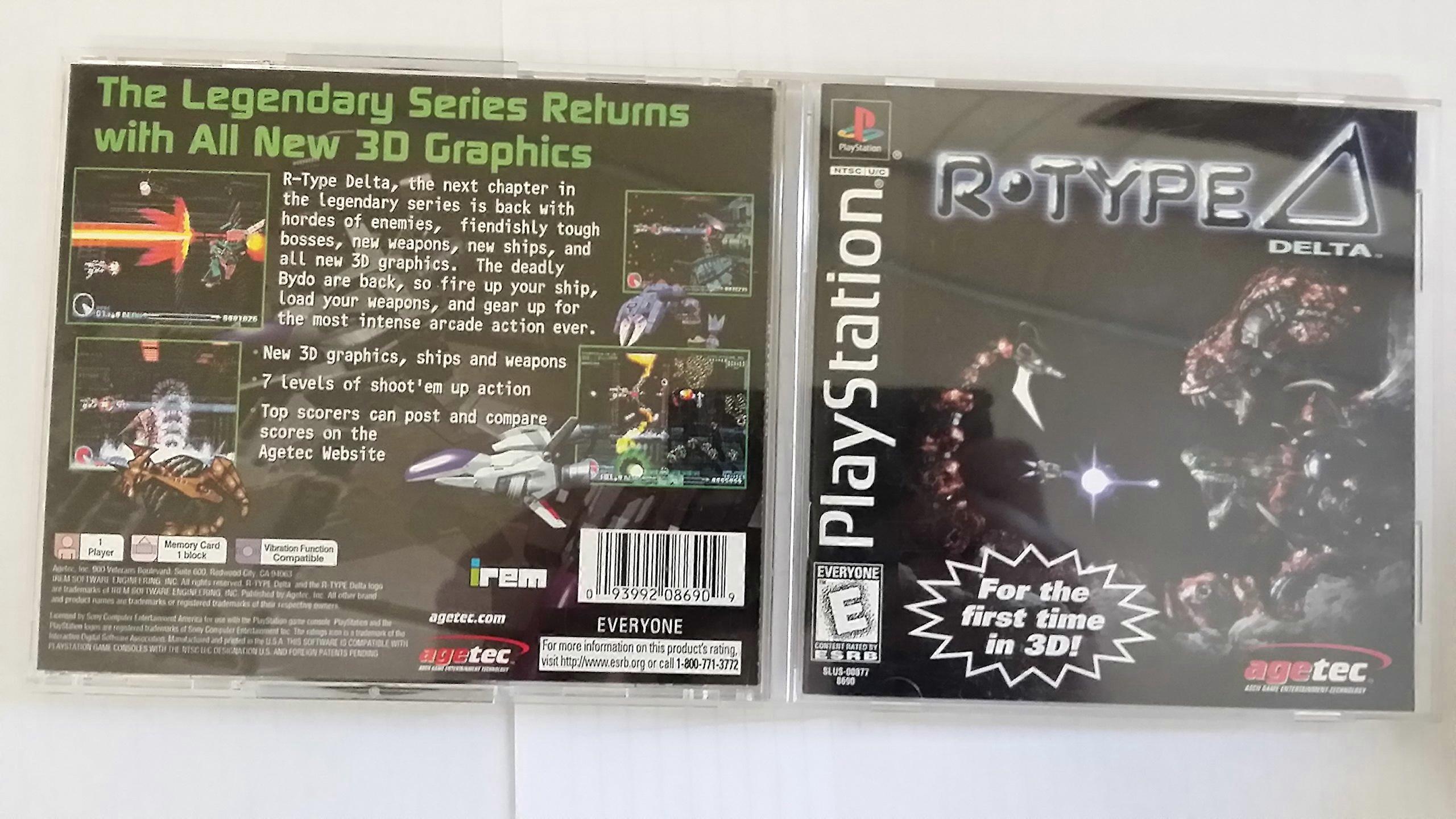 R-Type Delta  Game -  - PAL - New & Sealed
