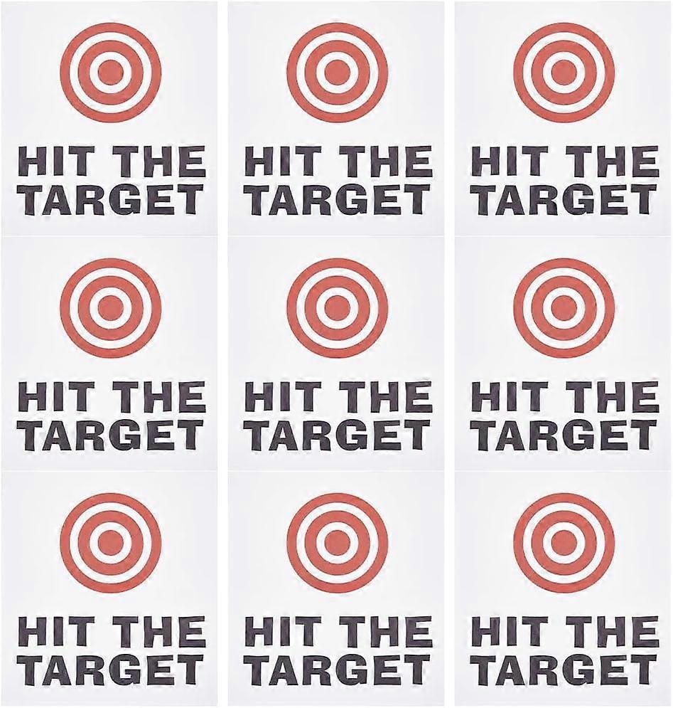 10 Sheet Toilet Target Aiming Stickers Red Bullseye Target Sticks Potty Training Toilet Pee Target aim Bullseye Decal Bumper Sticker for Toilet Urinal