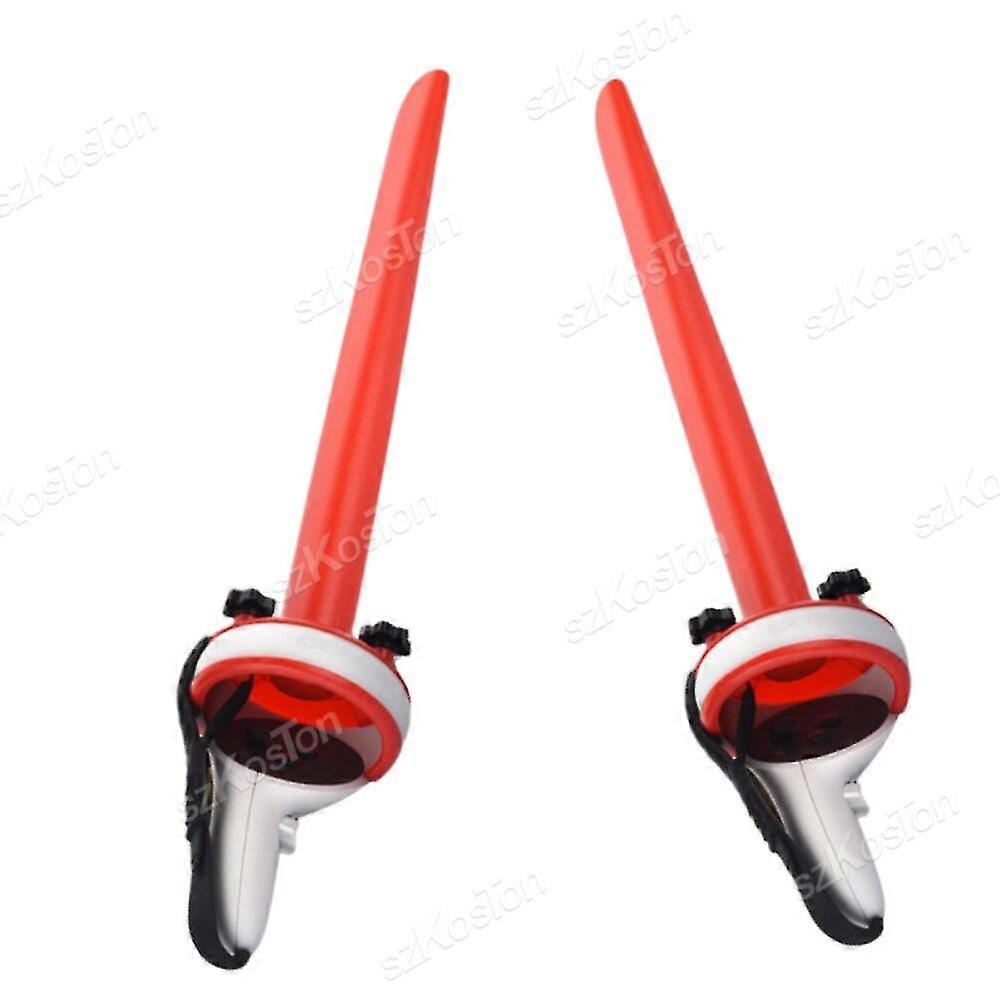 dual lightsaber handles extension grips for oculus quest 2 accessories playing beat saber games controllers for quest/ rift s vr