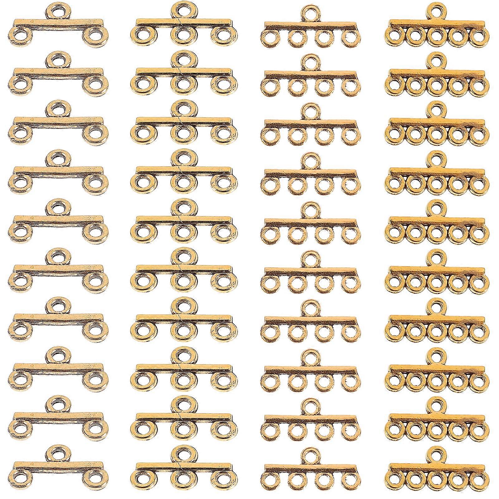 40pcs Colar Conectando Fecho Jóias Fechos DIY Jóias Artesanato Fechos