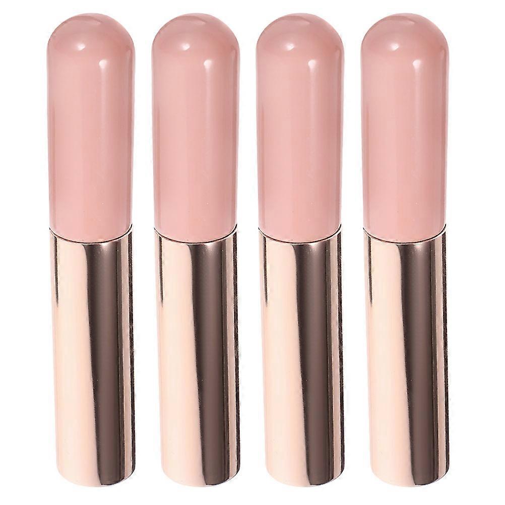 4pcs Silicone Lip Brushes Lipstick Brush Portable Blending Brush Concealer Brush