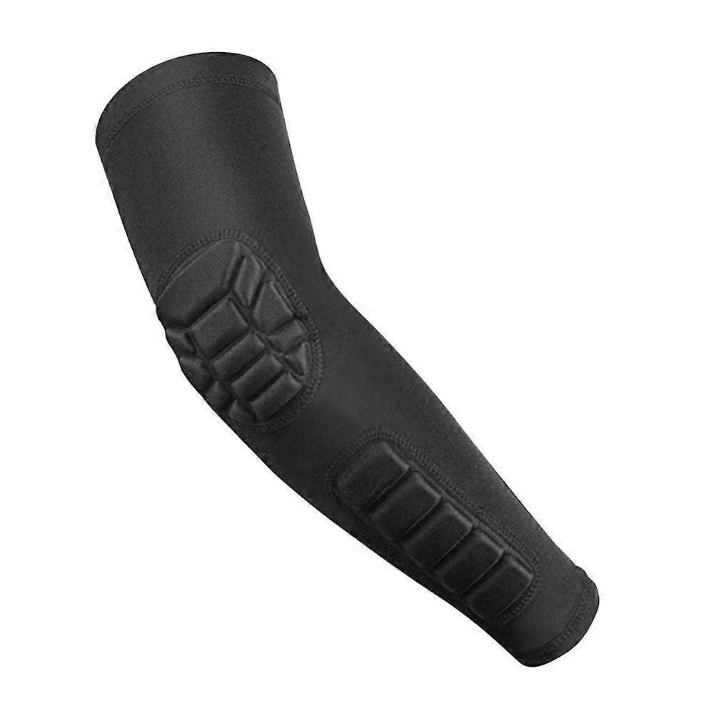 מרפק שרוול מרופד דחיסה תמיכה מגן האמה עבור כדורגל כדורסל כדורעף SizeM