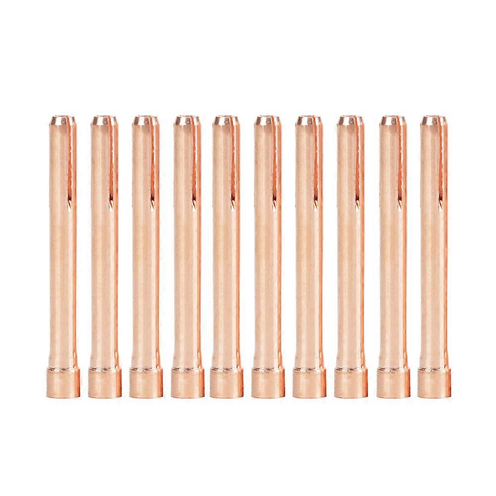10Pcs 10N24 Welding Torch Collets for Tig Welding Torch WP-17/18/26 2.4mm