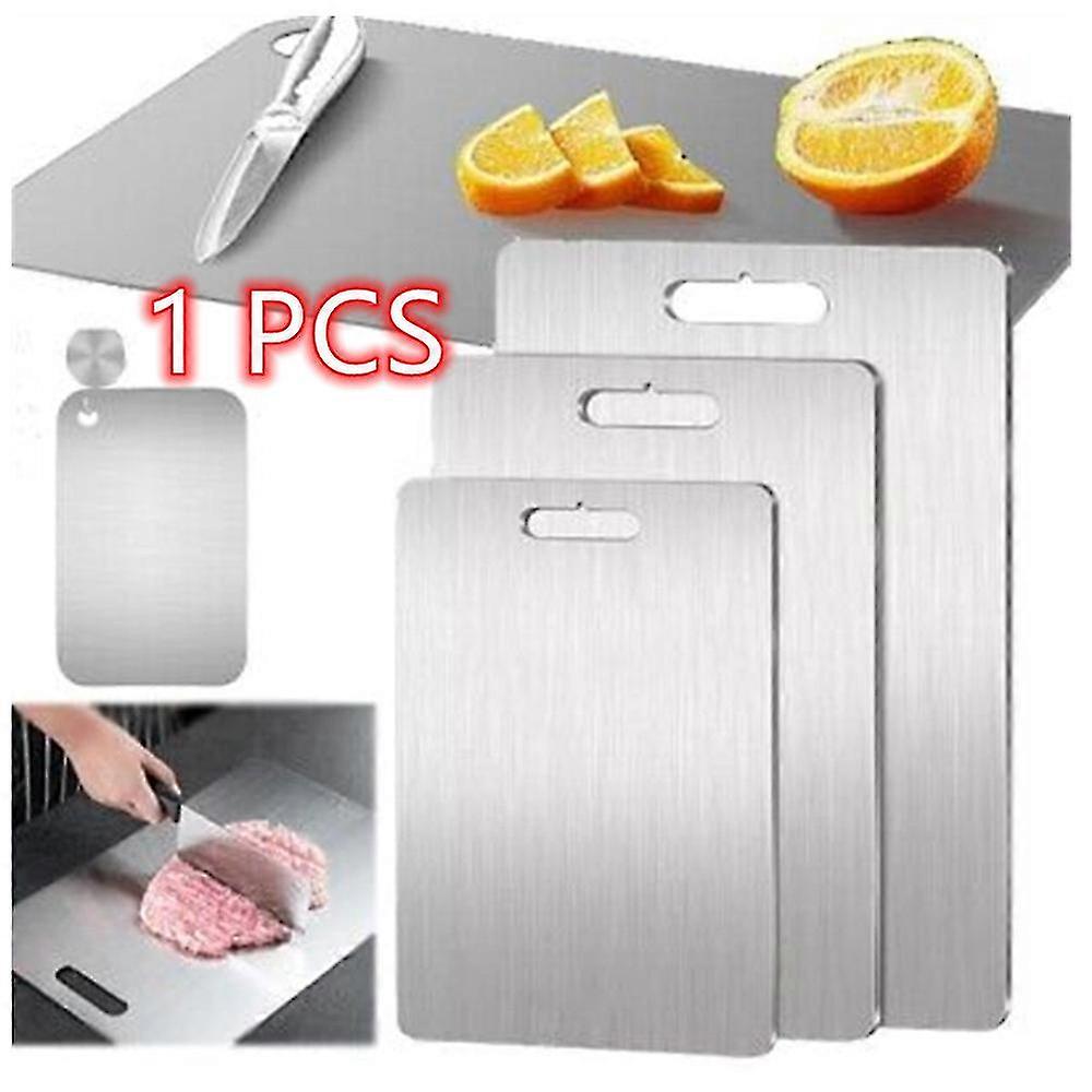 1pcs Titanium Cutting Board Double-Sided Titanium Kitchen Chopping Board