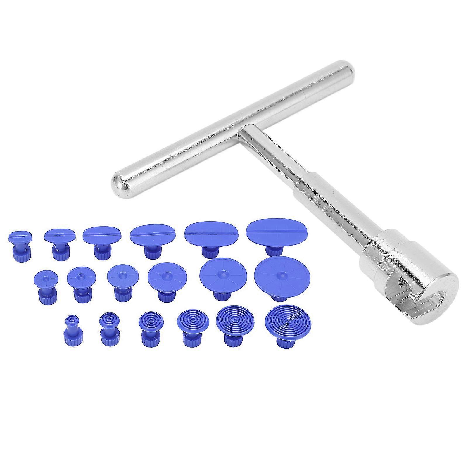 Paintless Dent Removal Puller Kit with 18 Pulling Tabs for Auto Body Repair Tools