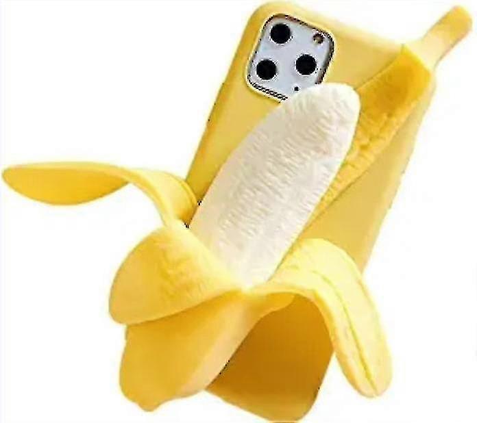 3d Yellow Toy Silicone Phone Case For