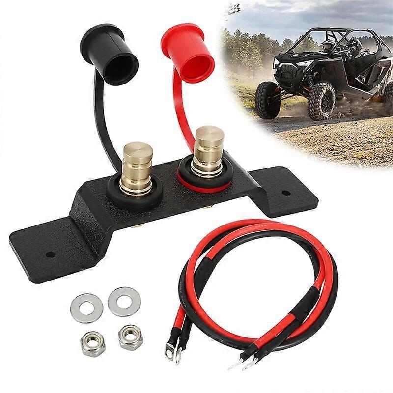 For Can-Am Maverick X3 Battery Jump Post Quick Easy Charging for Polaris RZR UTV ATV Lawn Mowers Travel Trailers Tractors