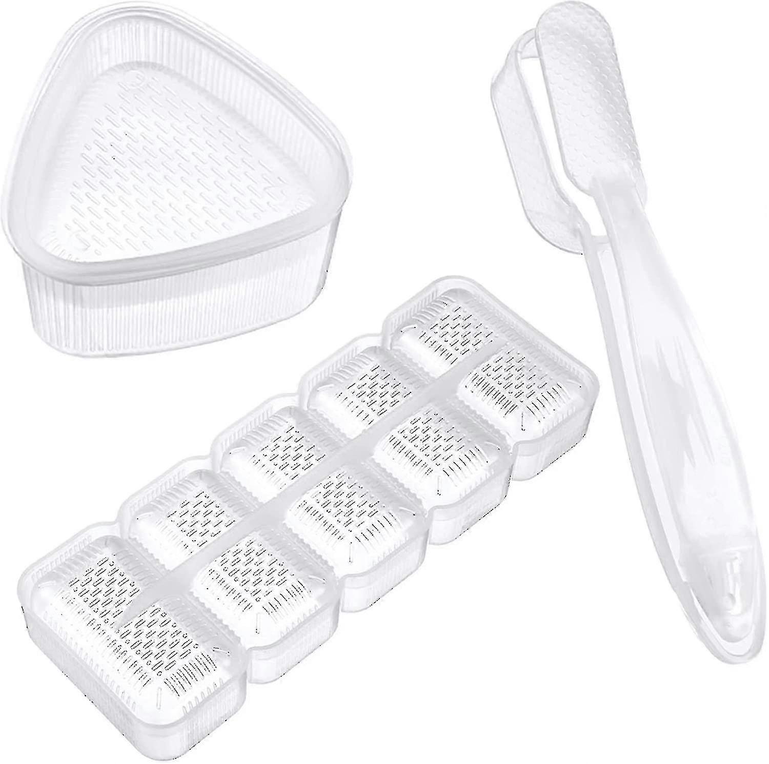 3 Pieces Japanese Sushi Maker Mold Nigiri Sushi Making Kits, Triangle Shape Sushi Press