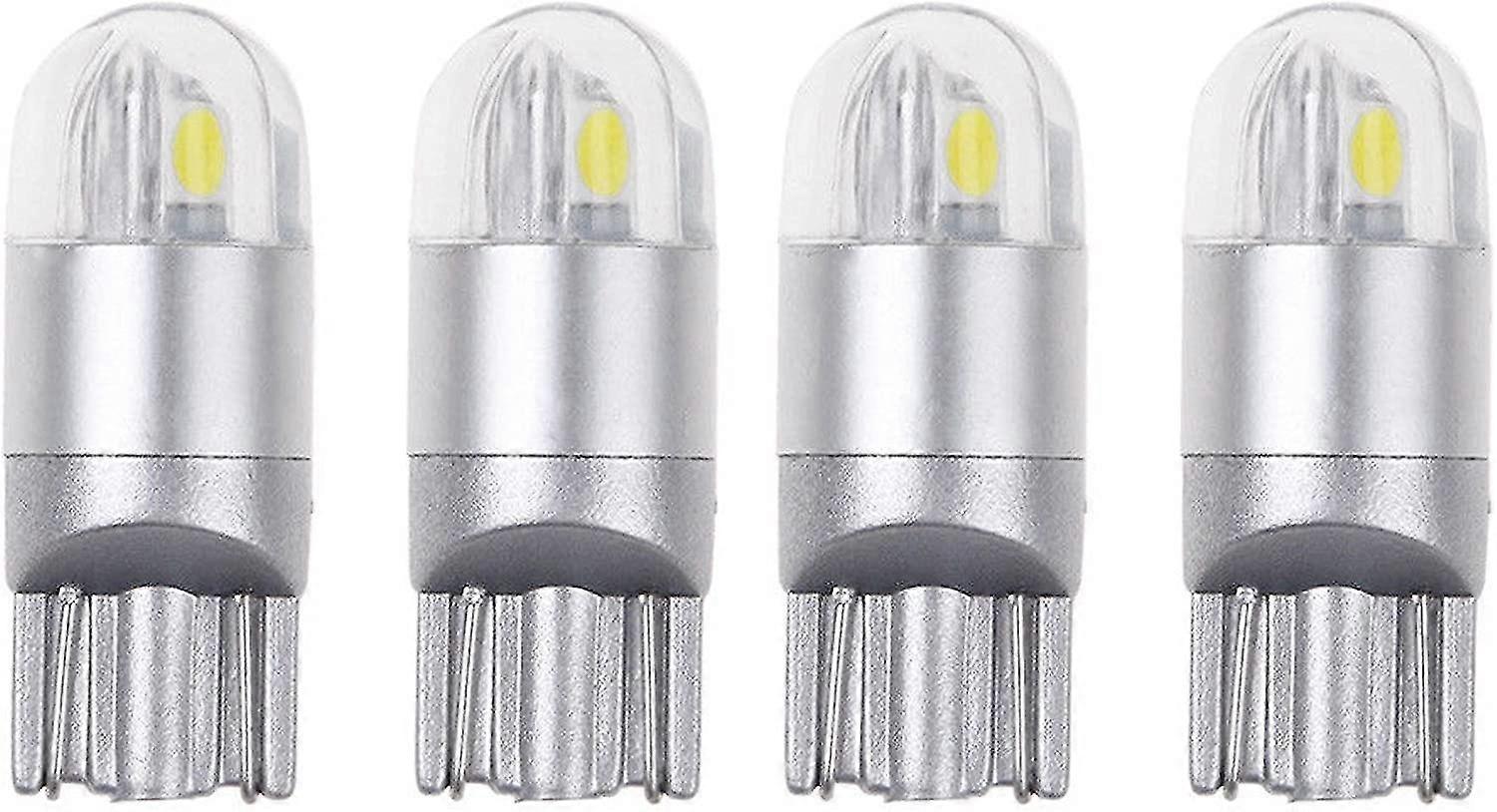 T10 Led Bulbs 501 2smd 3030 Cob Bulb Cold White Car Interior Lights Lamp(4pcs,white
