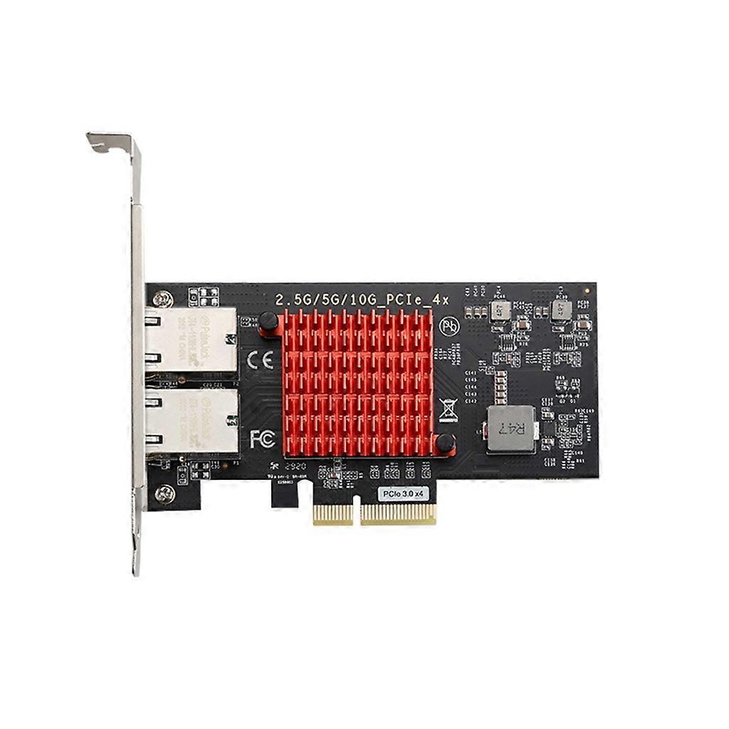 Upgraded X550 Dual-Port Metal Network Card for High-Performance Networking
