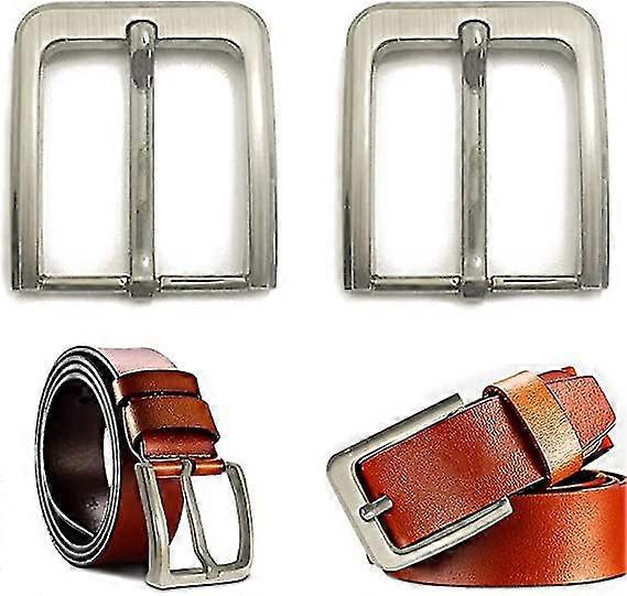 Zk- 2pcs Square Belt Buckles, Belt Buckle, Single Jaw Replacement For Belts Up To 38-40mm