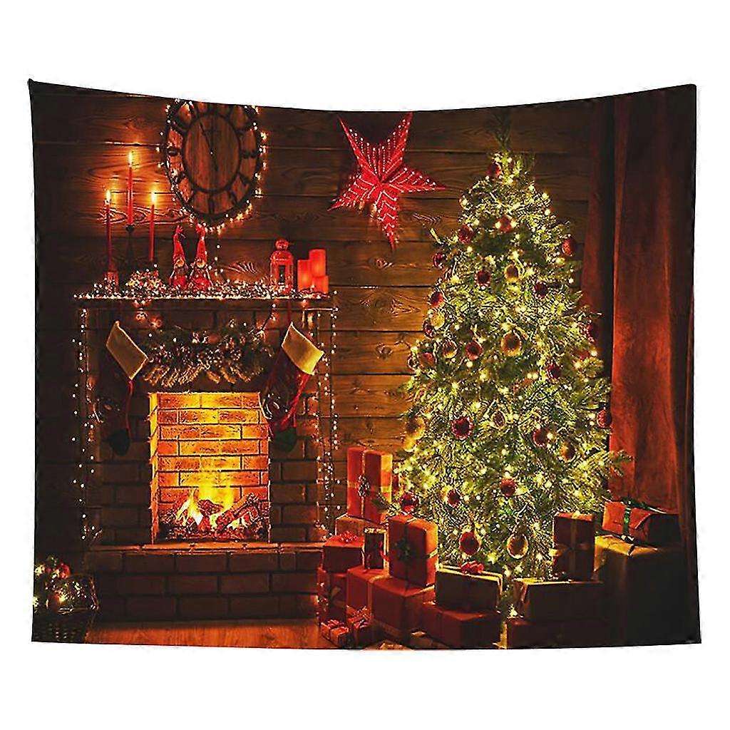 Roupa de fundo do quarto de natal