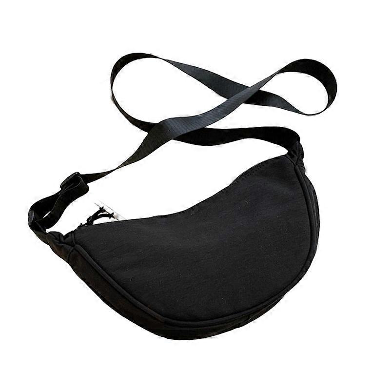 Shoulder Bag Adjustable Zipper Large Capacity Female Portable Multipurpose Underarm Handbag for Travel