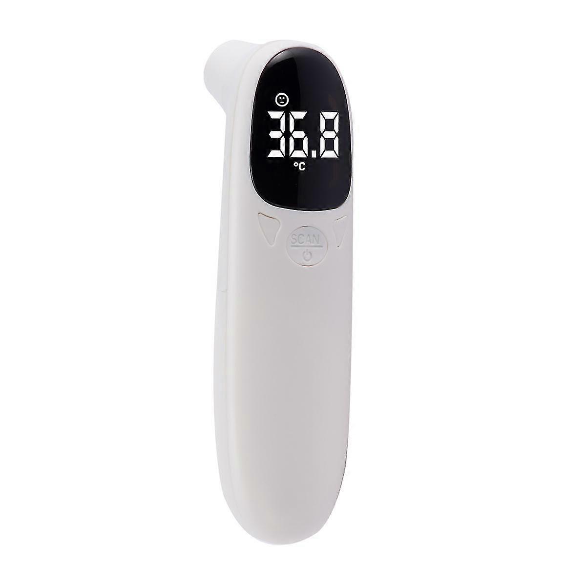 Forehead And Ear Thermometer,non-contact With Lcd Displaywhite