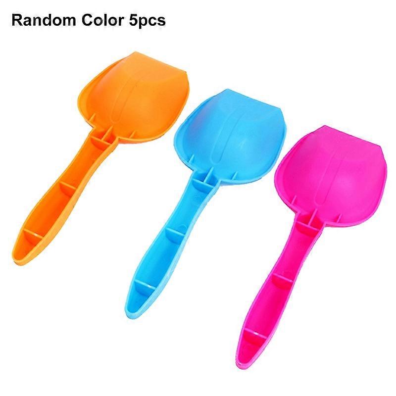 5Pcs Candy Color Beach Shovel Children Play Sand Toy Dredging Exercise Tool KAESI