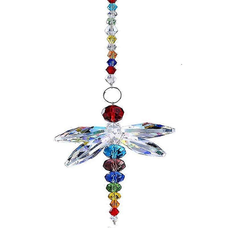 Dragonfly Pendant - Single Unit, Alloy Construction, Multicolor