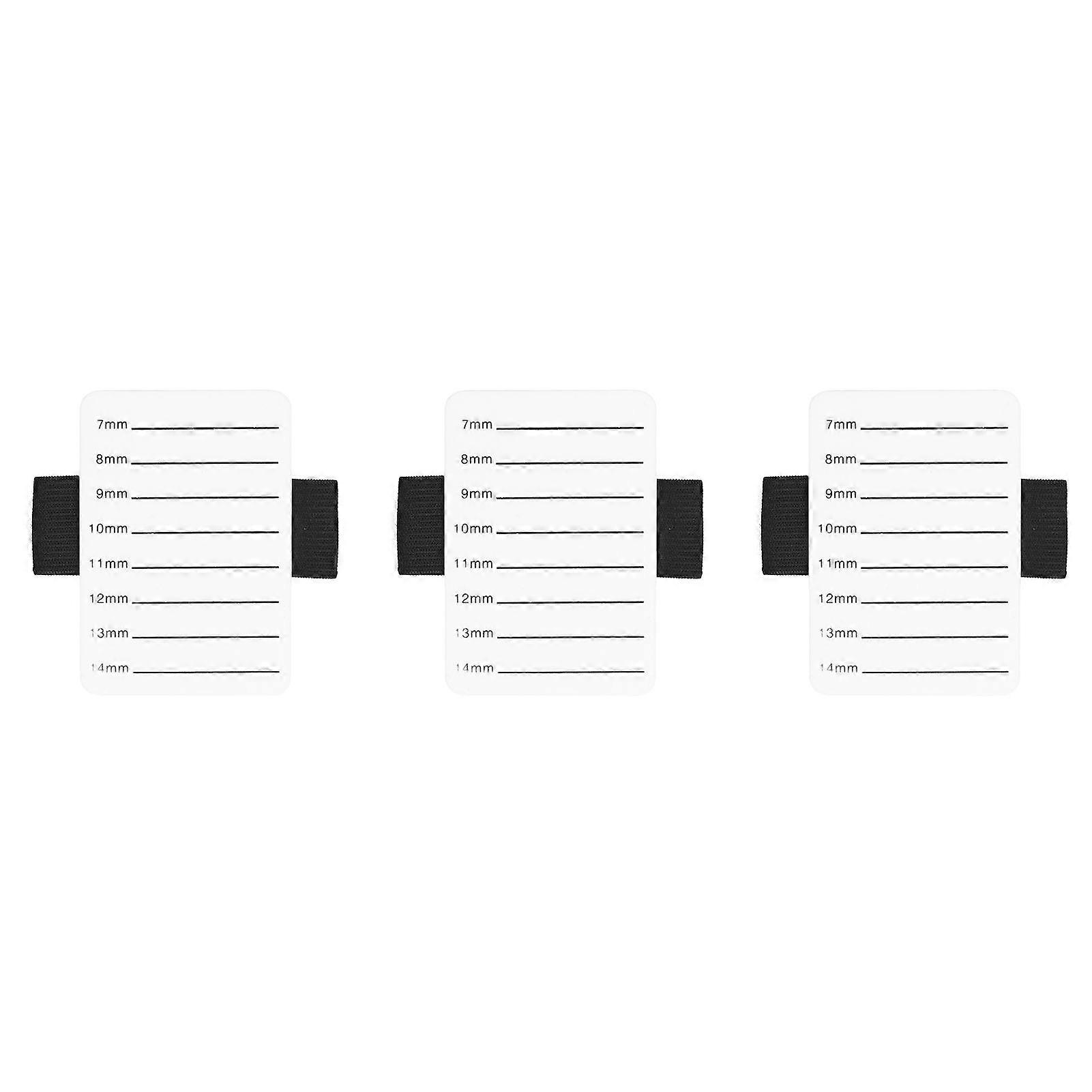 10pcs Lash Holder Eyelash Extension Hand Pallet Tray with Elastic Wrist Strap Lash Hand Holder 7 To 14mm