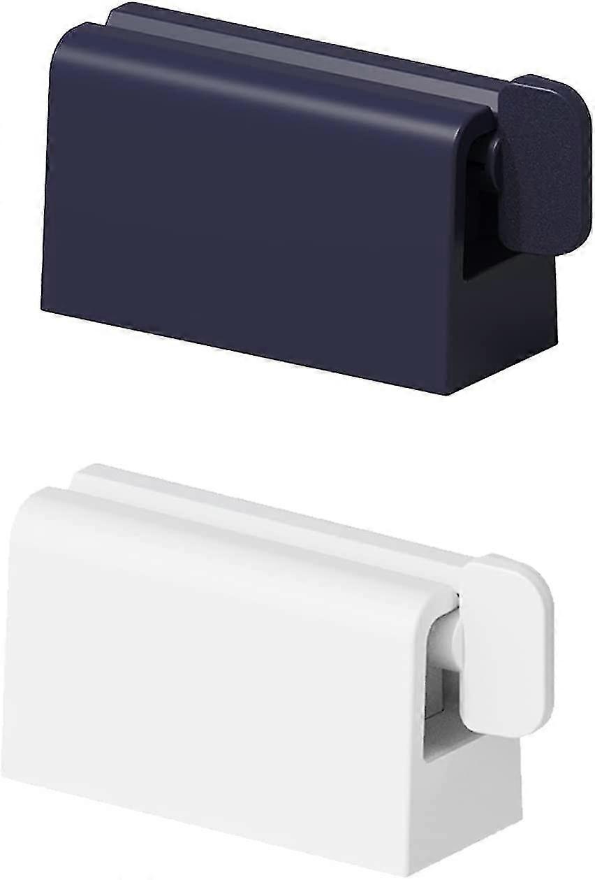 Toothpaste Tube Squeezer Dispenser Plastic Toothpaste Tube Squeezer Roller Toothpaste Squeezer Seat Holder,2pcs