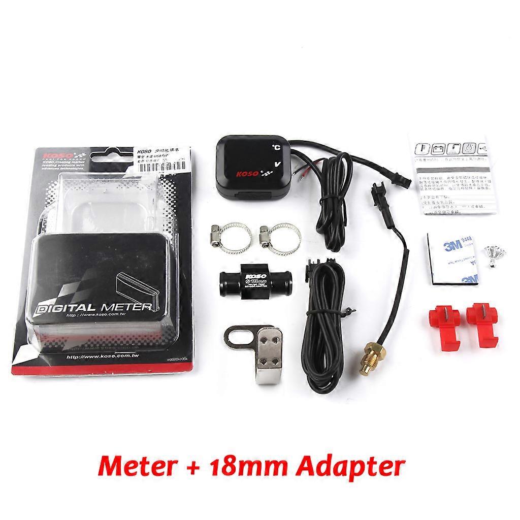 オートバイKOSO USB水温計電圧計電話USB充電器充電防水ホンダヤマハスズキアクセサリー用~23666