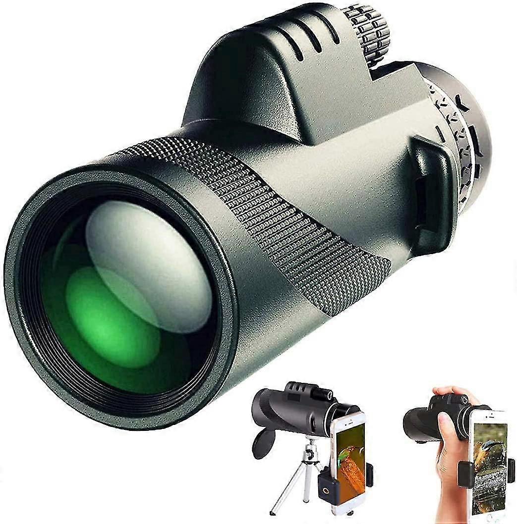 4060 Monocular Telescope, High Power Compact Portable Monoculars Scope -green