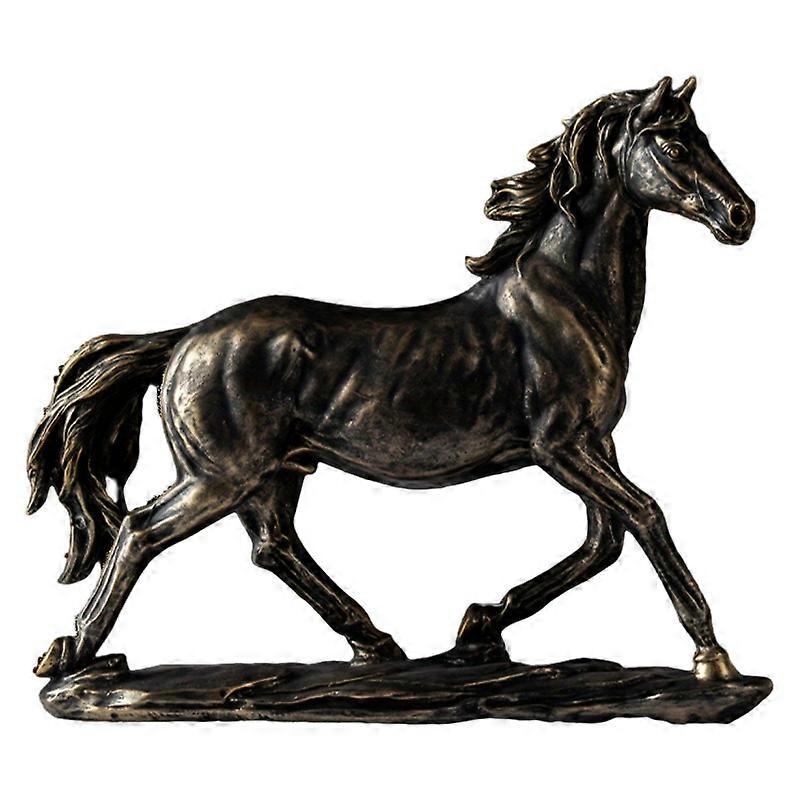 Home resin crafts zodiac horse ornaments housewarming opening gifts office decorations