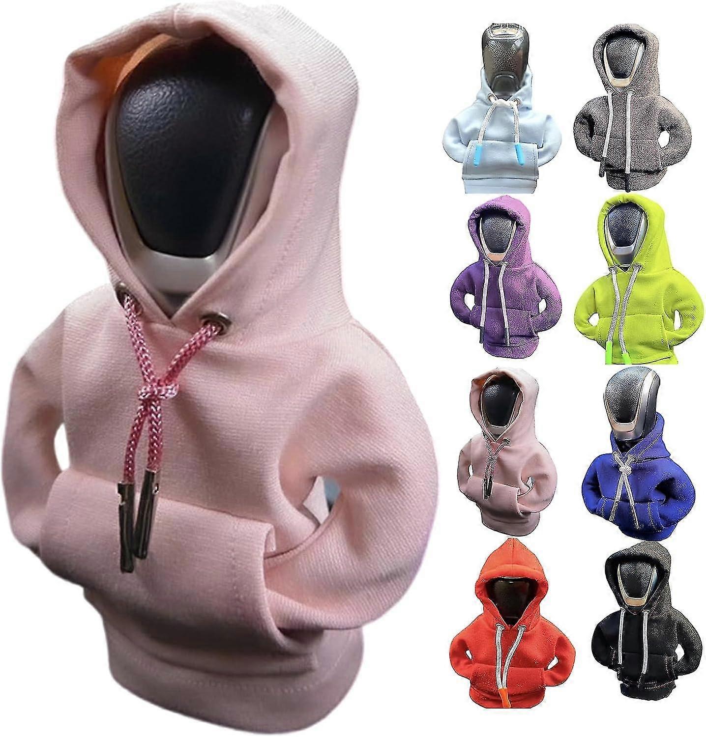 9431343264155Camisola com Capuz para Manopla de Mudança de Carro, Camisola Engraçada com Maçaneta de Mudança de Marcha, Camisola de Inverno com Capa de Maçaneta de Mudança de Marcha, Acessórios para Interiores de Carros