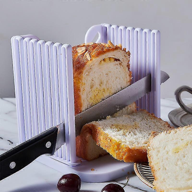 Upgrade Bread Slicer for Homemade Bread Bread Slicing Guide Adjustable Width Foldable