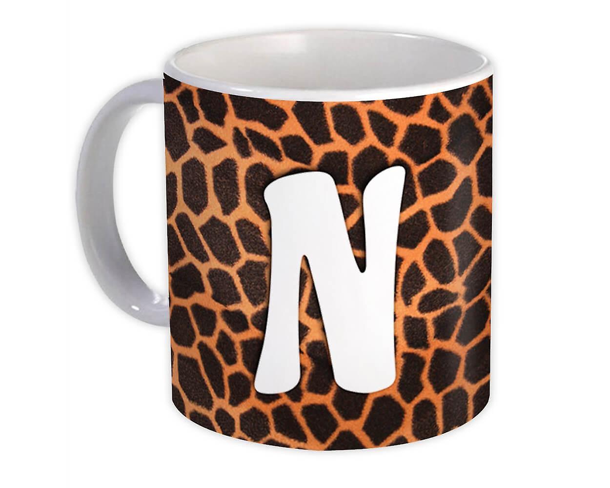 礼品杯：Monogram Letter N Animals