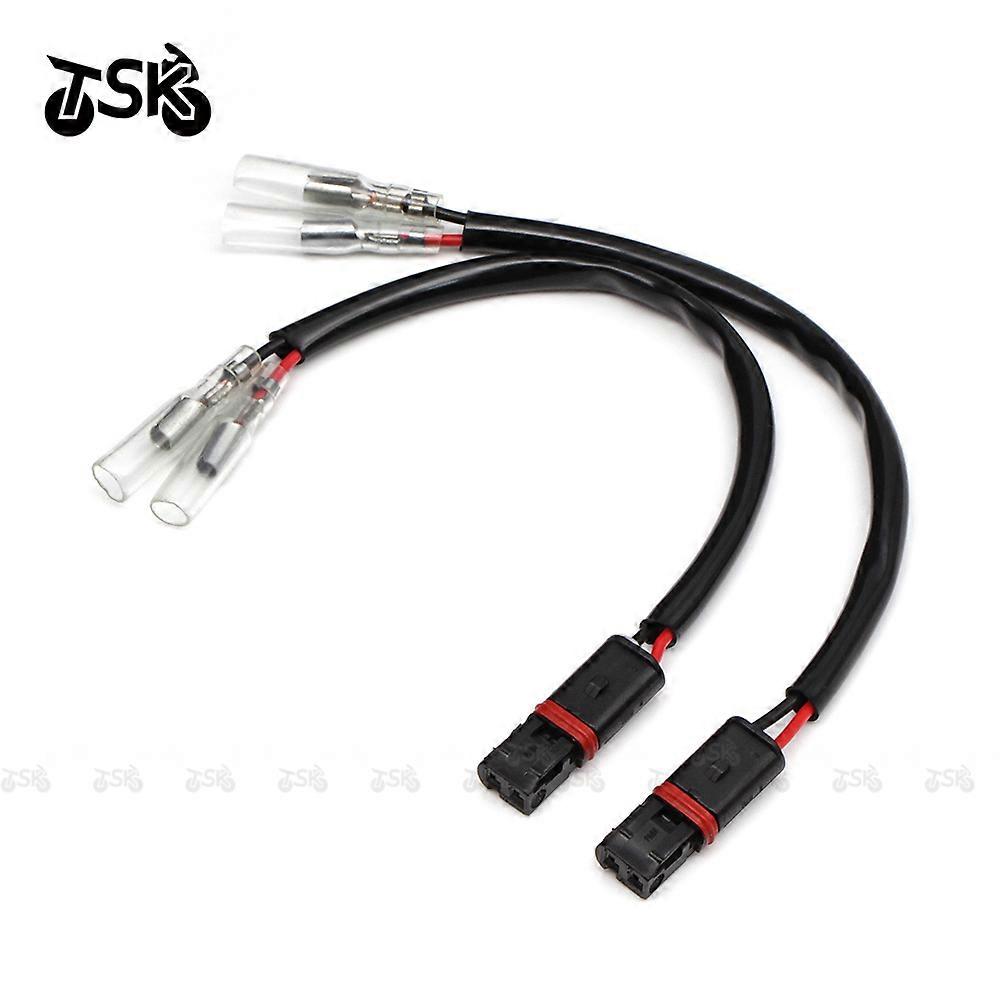 Turn Signal Marker Wire Adapter Plug Connectors for BMW HP4 S1000 RR XR F800 F650 R1200 GT G650 K1300S Connector 2 Power Cords