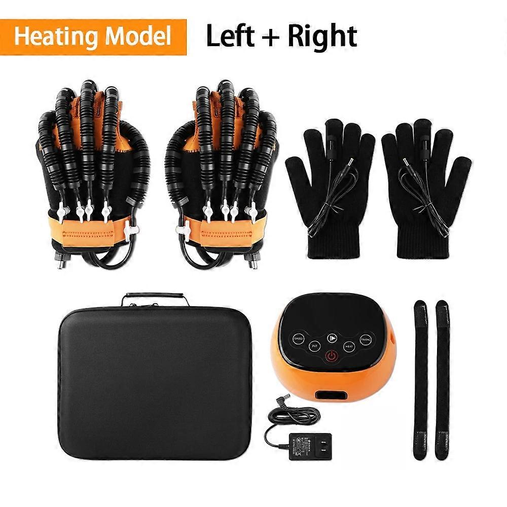 Heated Rehabilitation Robot Gloves Finger & Hand Function Workout Recovery Tool Hemiplegia Stroke Physiotherapy Training Device