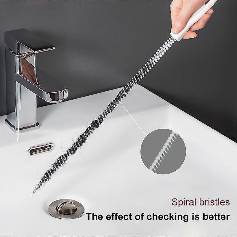Sink Cleaning Hook Sewer Bendable Dredging Pipe Bathroom Hair Deep Sink Sewer Clog Plastic Cleaner Hook Kitchen Dredging Tools