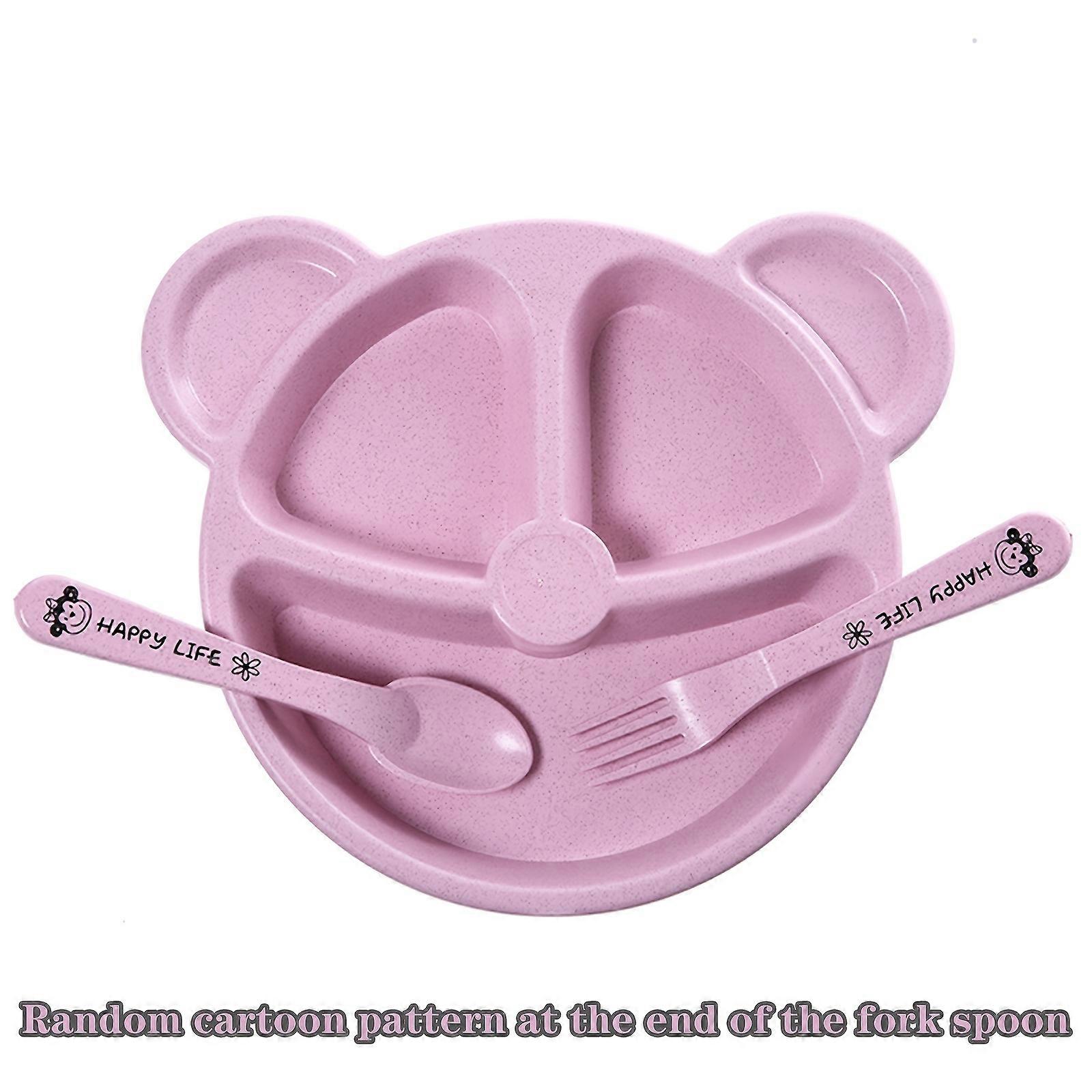 New Kids Plate Set Easily Attract Kids' Attention Increase Eat Interesting Designed For Children 1 Set Tableware Easter Gift