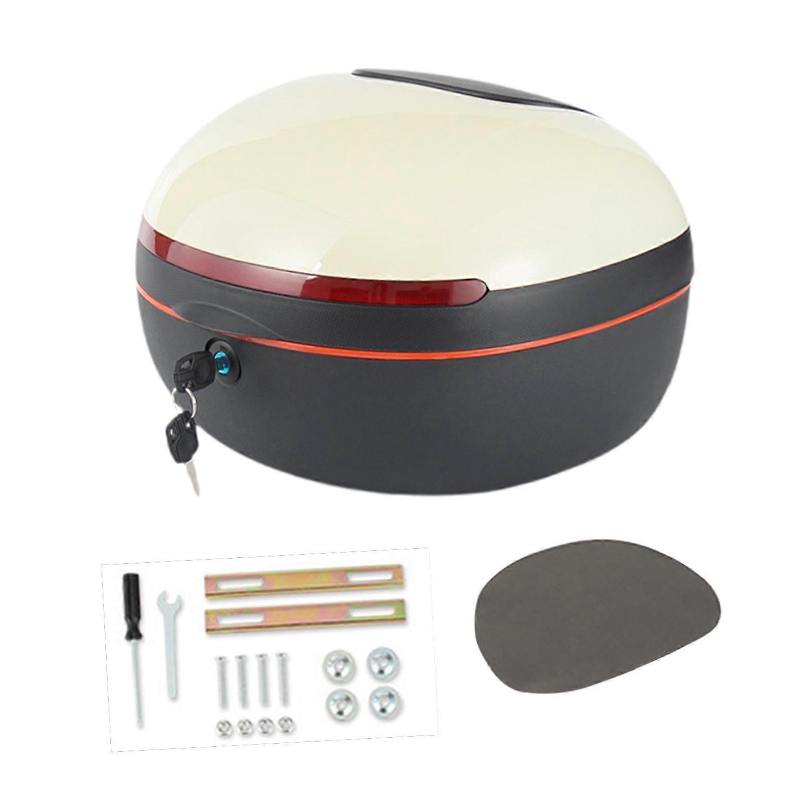 Top case moto étanche professionnel haute performance jaune