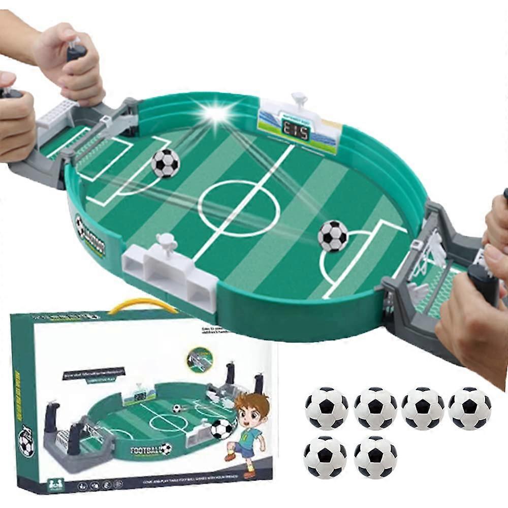 Football Table Interactive Game, 6 Balls Tabletop Football Game Set Tabletop Games Toys