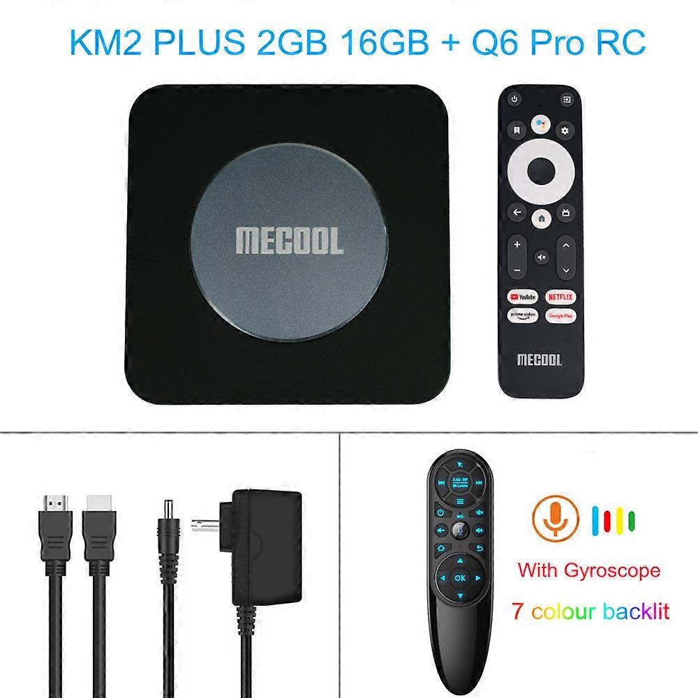 MECOOL KM2 Plus Android 11 TV Box Amlogic S905X4 4K 2G DDR4 2.4G/5G 2T2R WiFi BT5.0 Media Player HDR 10 Dolby Audio Set Top Box