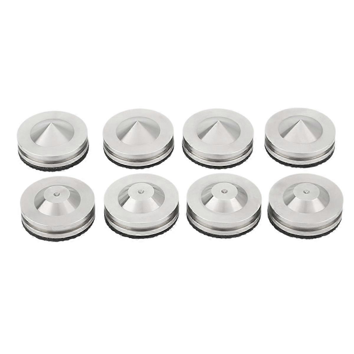 4 Set Speaker Stand Stainless Steel HiFi Audio Speaker Isolation Spike Stand Feet Pads Base